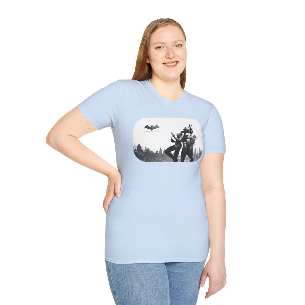 Batman & Joker Silhouette T-Shirt — Dark City Comic Graphic Tee