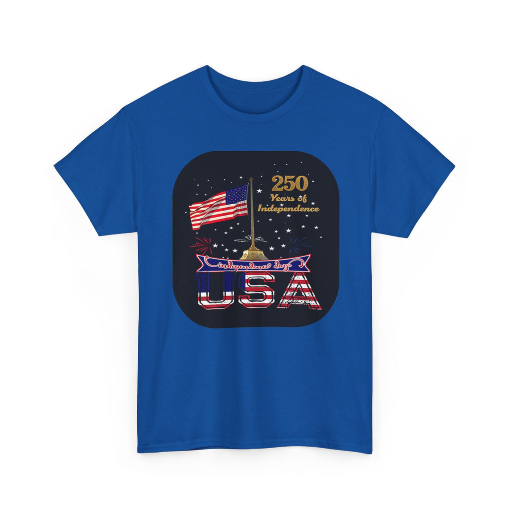 USA 250th Independence Graphic Tee — American Flag Bicentennial Celebration T-Shirt