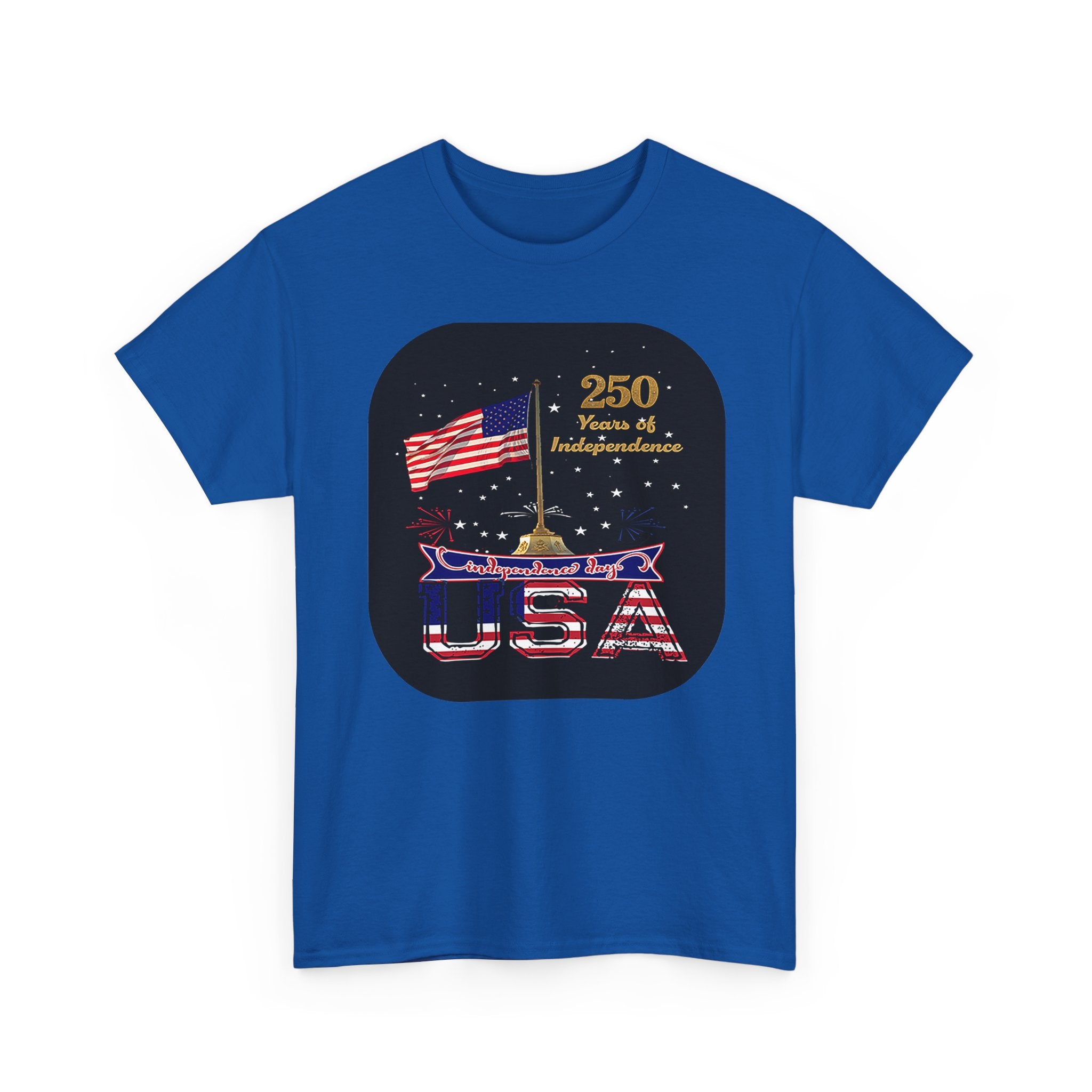 USA 250th Independence Graphic Tee — American Flag Bicentennial Celebration T-Shirt