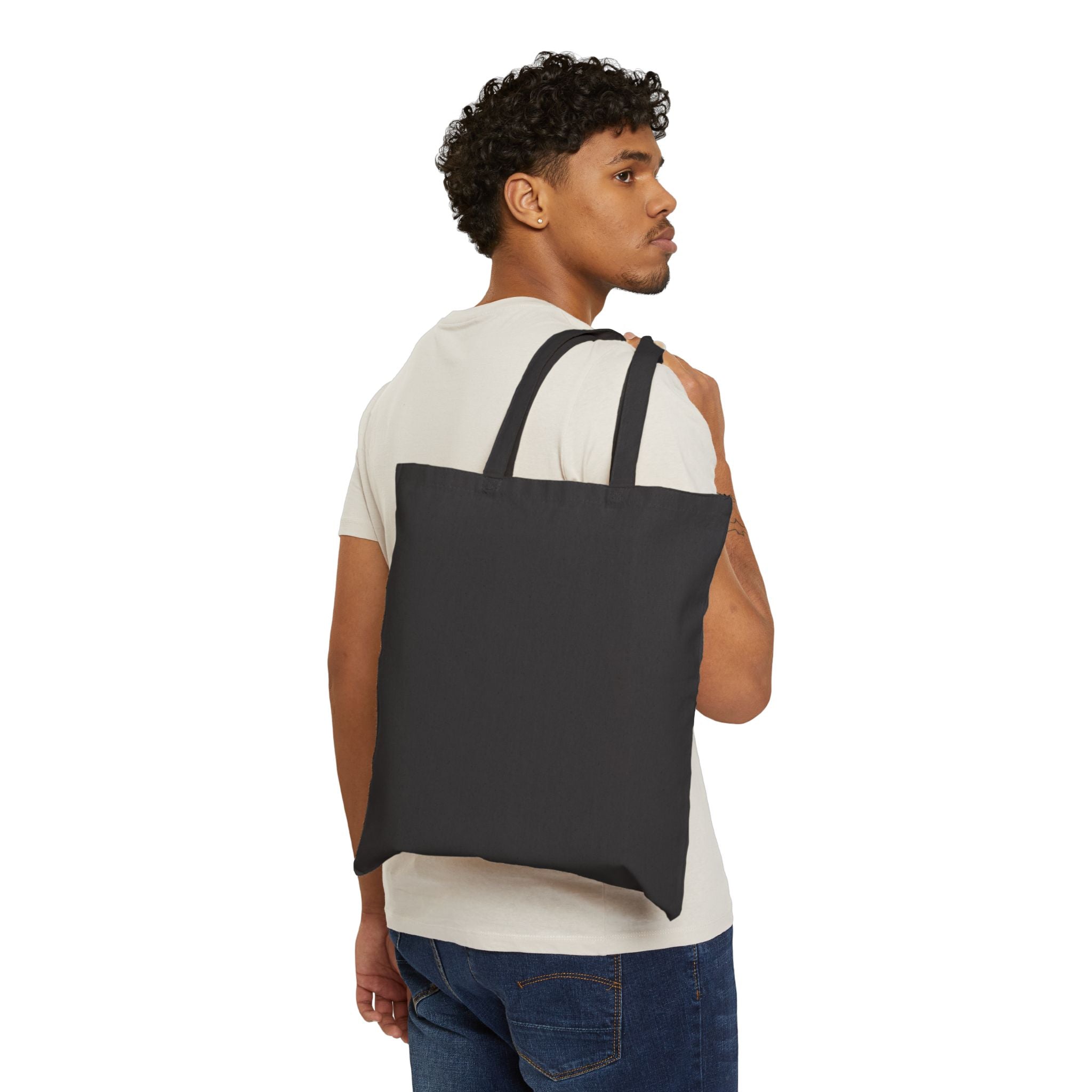 Canvas Tote Bag — "Be Kind" Inspirational Reusable Shopper
