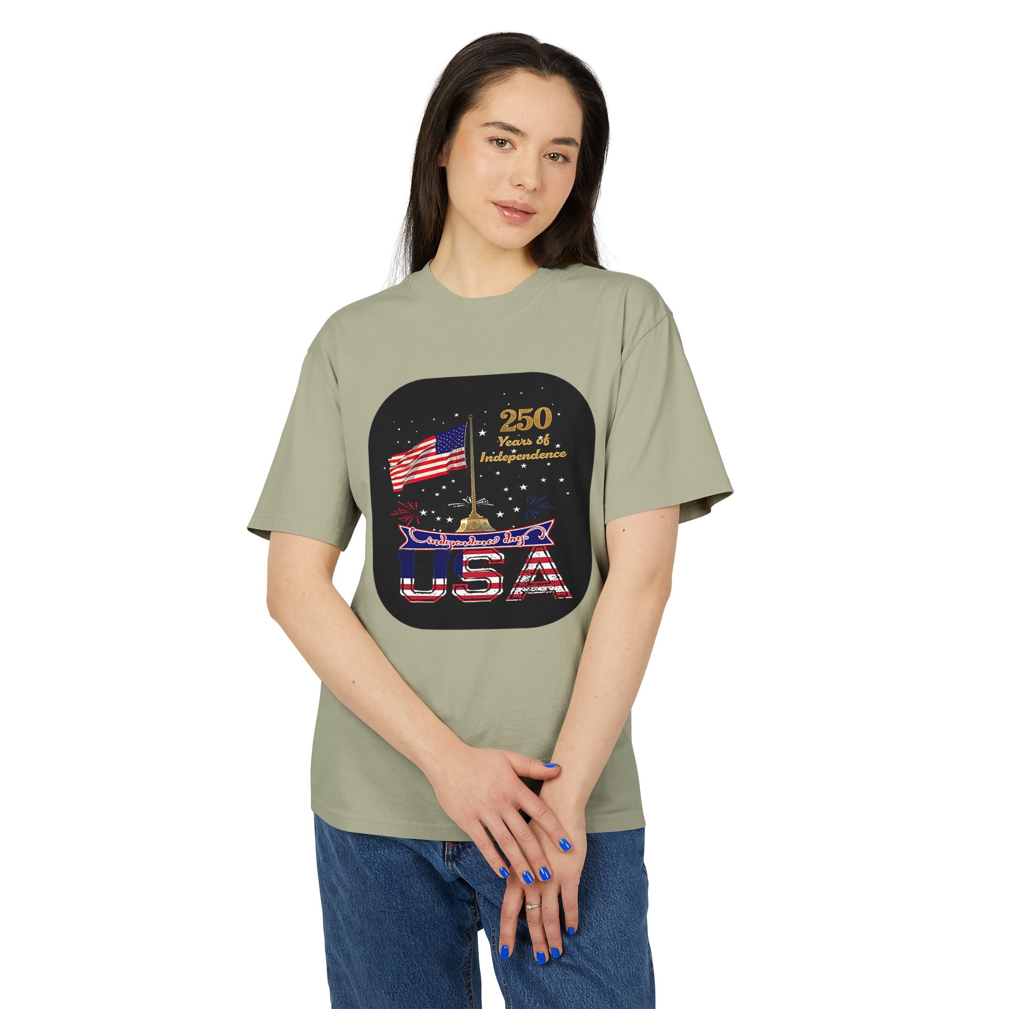Patriotic Independence Tee — "250 Years of Independence"