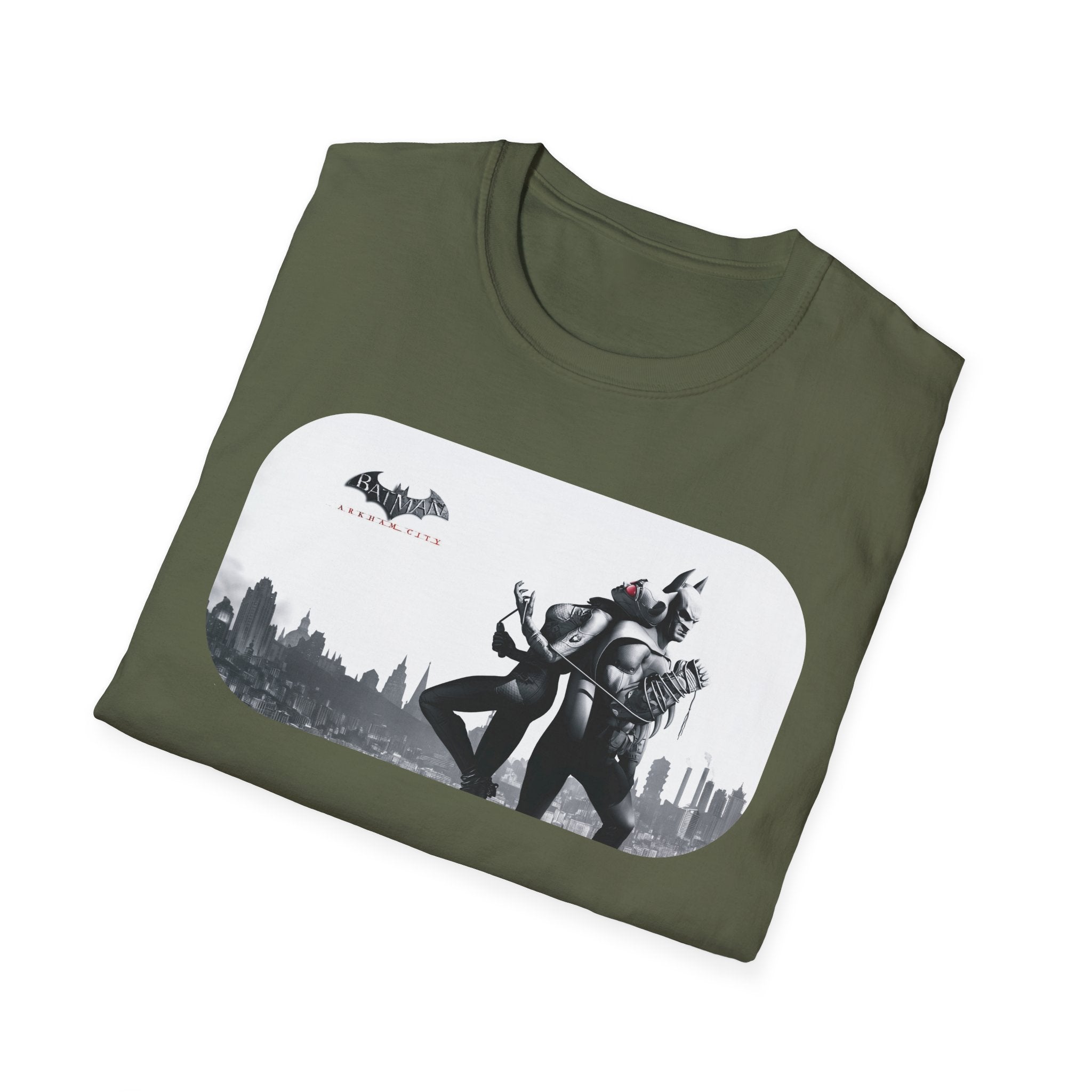 Batman & Joker Silhouette T-Shirt — Dark City Comic Graphic Tee
