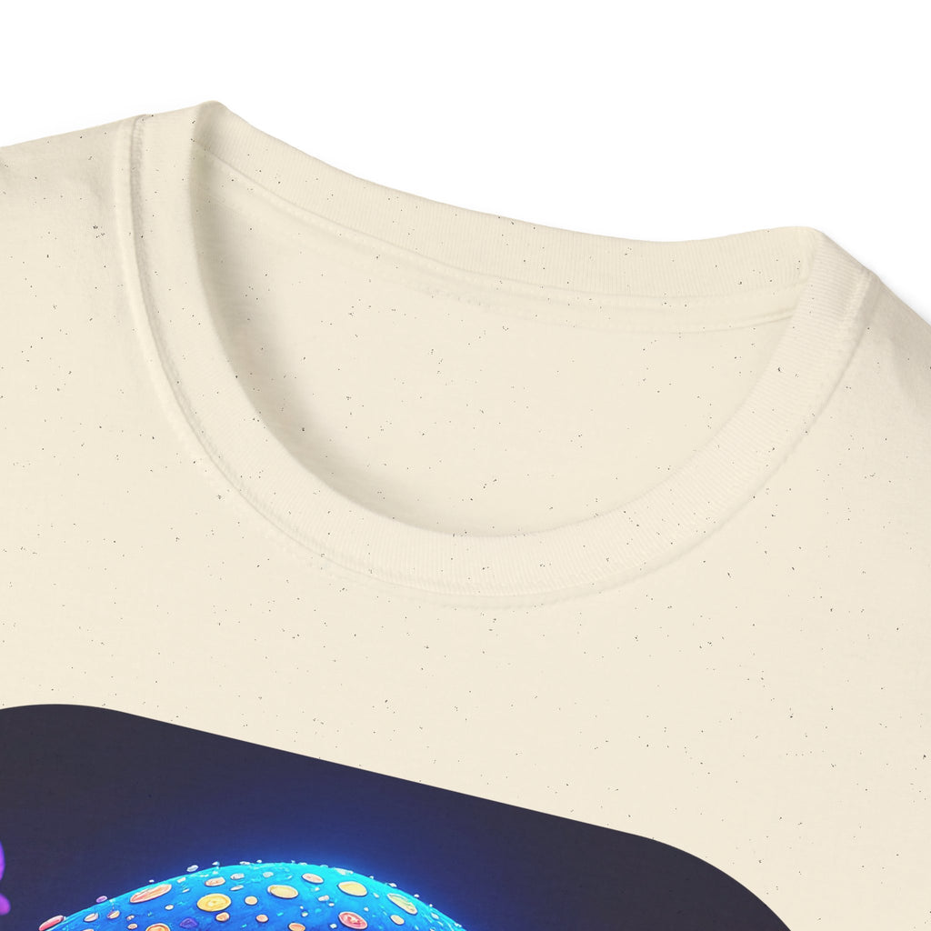 Psychedelic Mushroom Nightscape T-Shirt