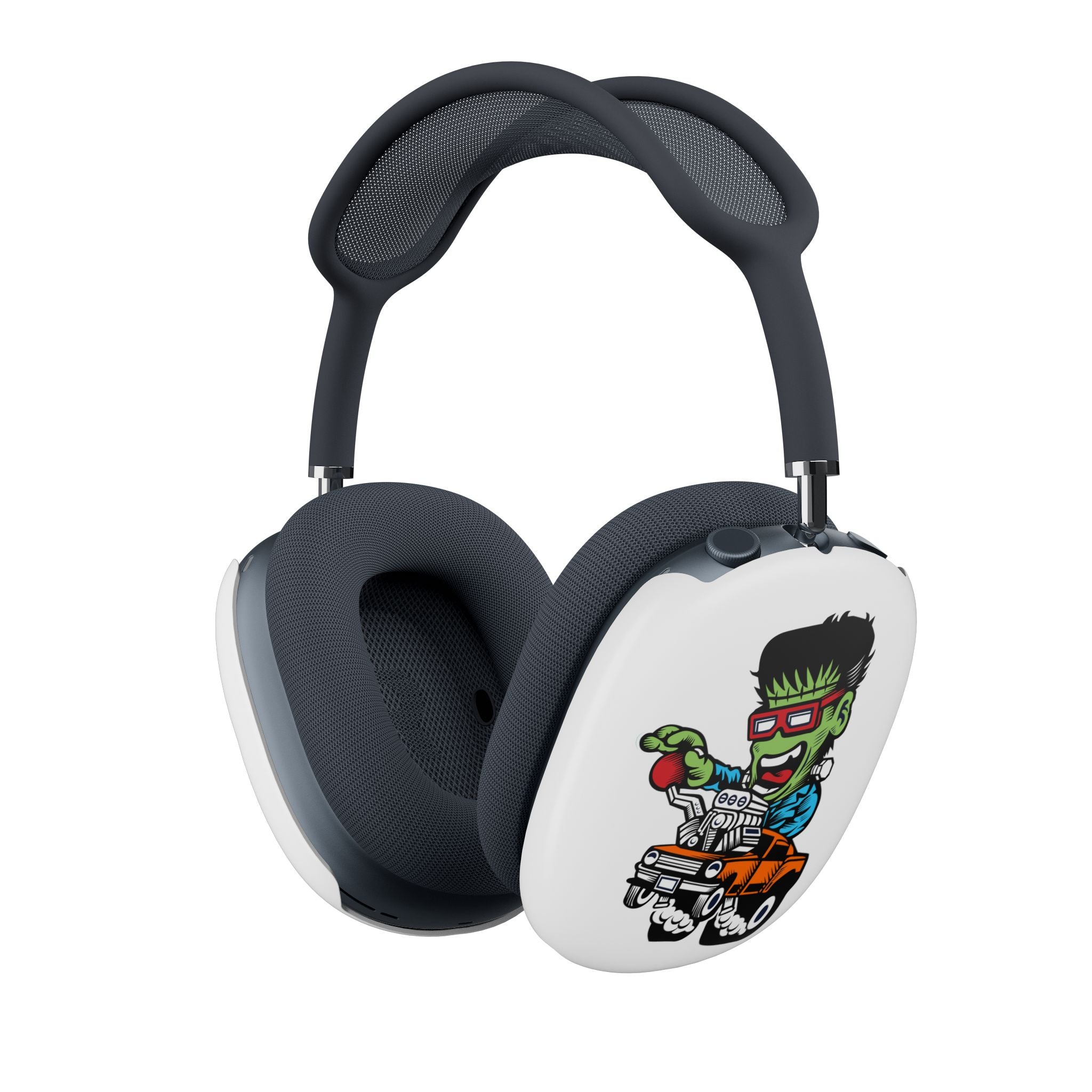 Frankenstein Hot Rod AirPods Max Case — Retro Monster Car Headphone Shell