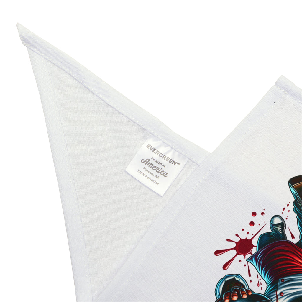 Pet Bandana — Chef Clown Burger Graphic Dog Bandana