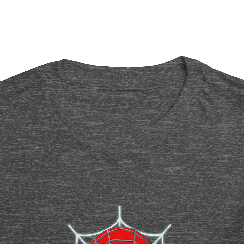 Spider Mask Toddler Tee — Cute Web Hero Graphic Shirt