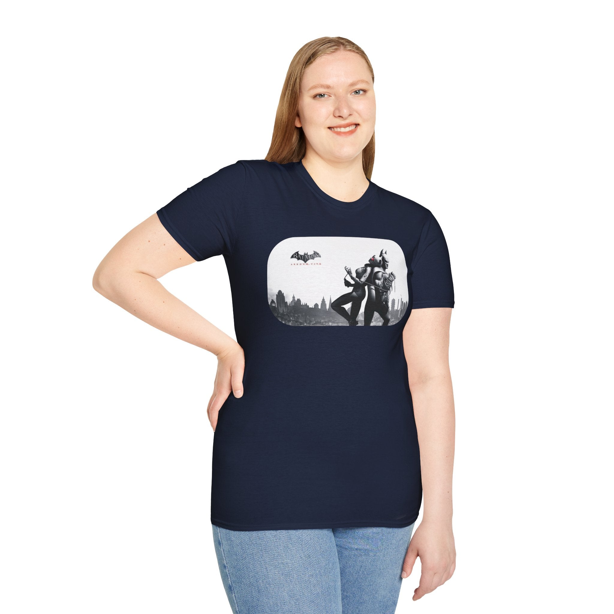 Batman & Joker Silhouette T-Shirt — Dark City Comic Graphic Tee