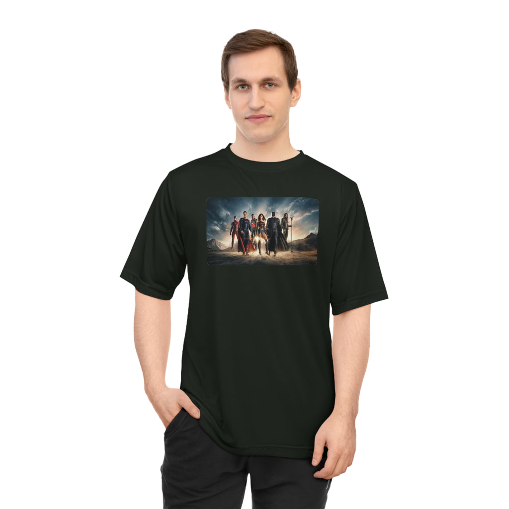Justice League Graphic T-Shirt — Hero Team Movie Poster Design