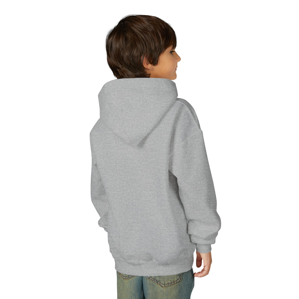 Youth Hoodie — Neon Cyber Jungle Graphic "CONSUMER"