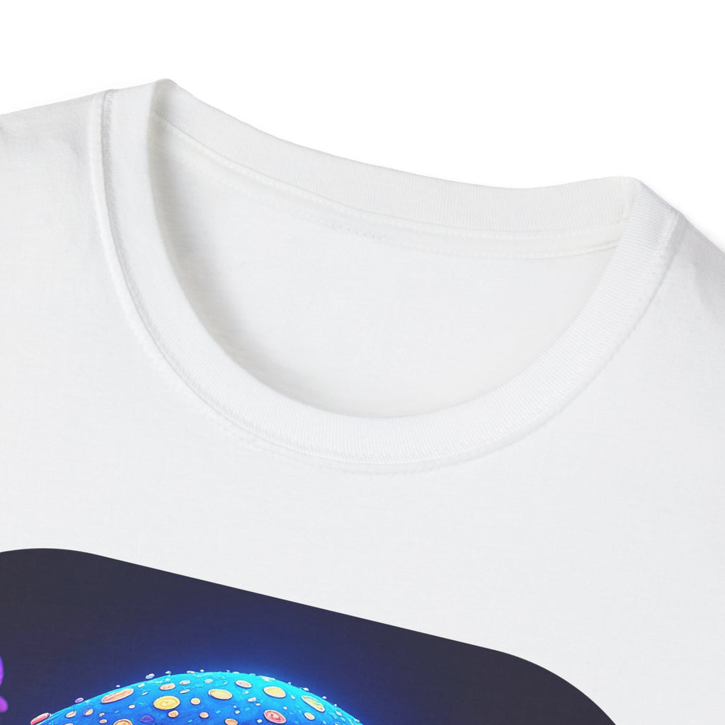 Psychedelic Mushroom Nightscape T-Shirt