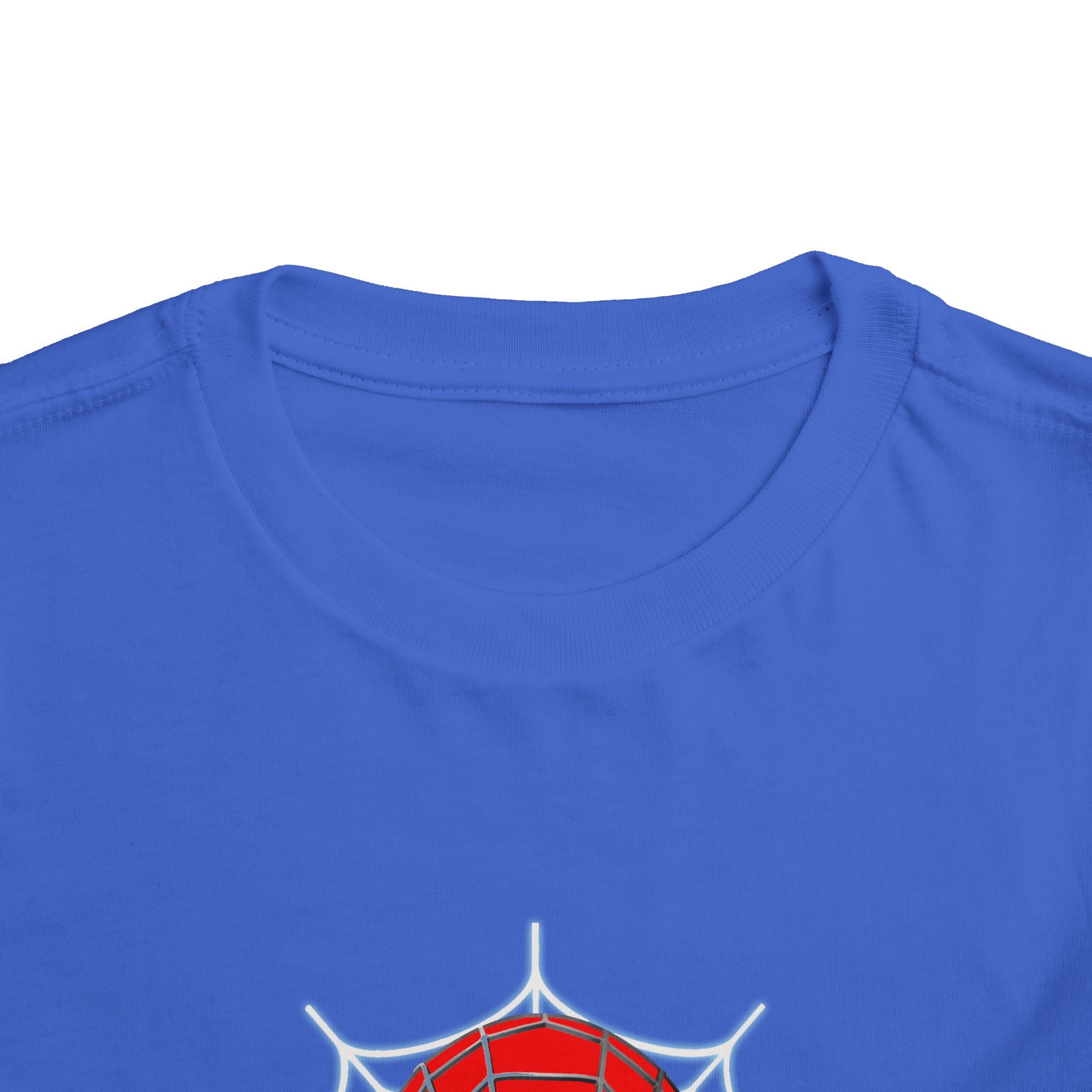 Spider Mask Toddler Tee — Cute Web Hero Graphic Shirt