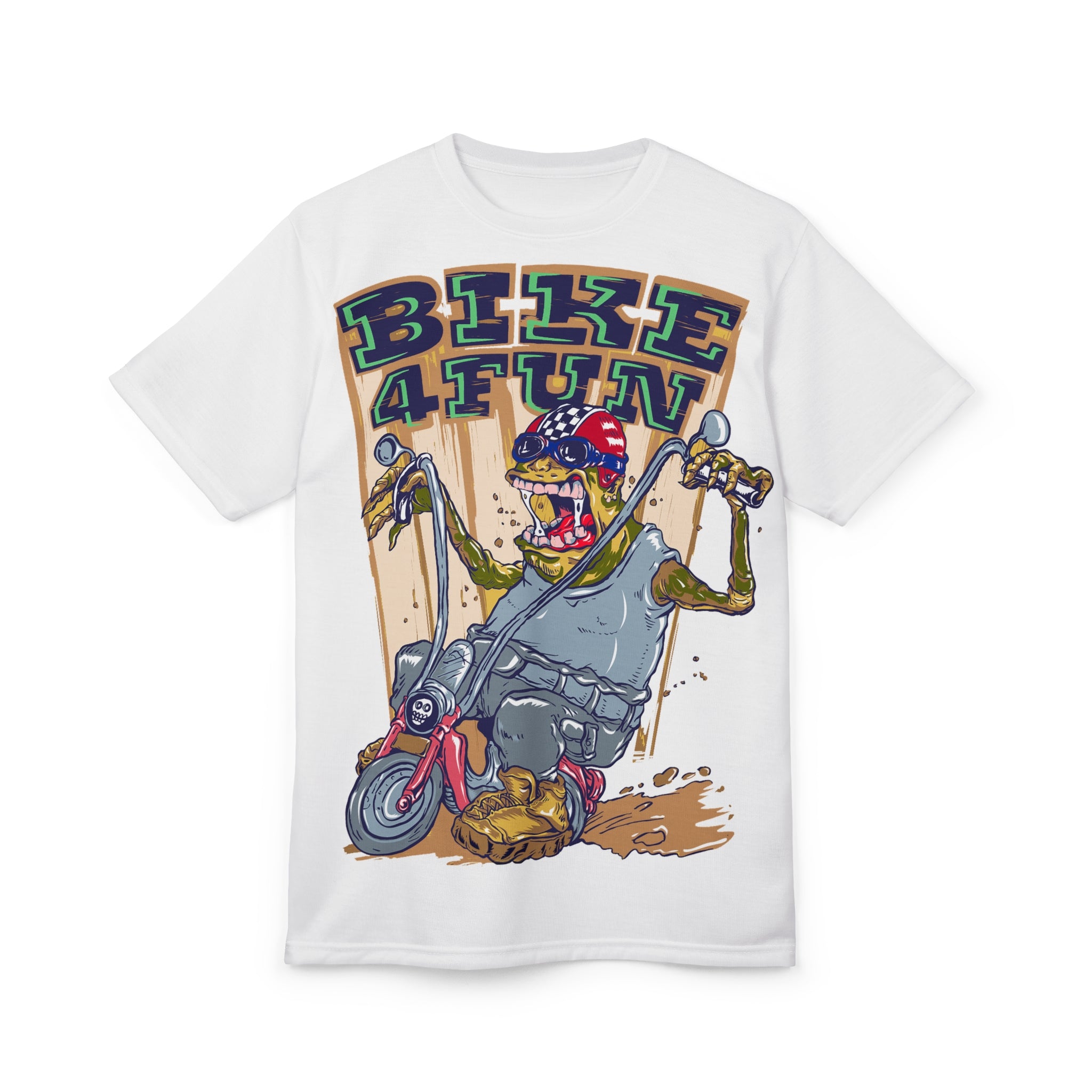 Bike 4 Fun T‑Shirt — Vintage Crazy Biker Graphic Tee