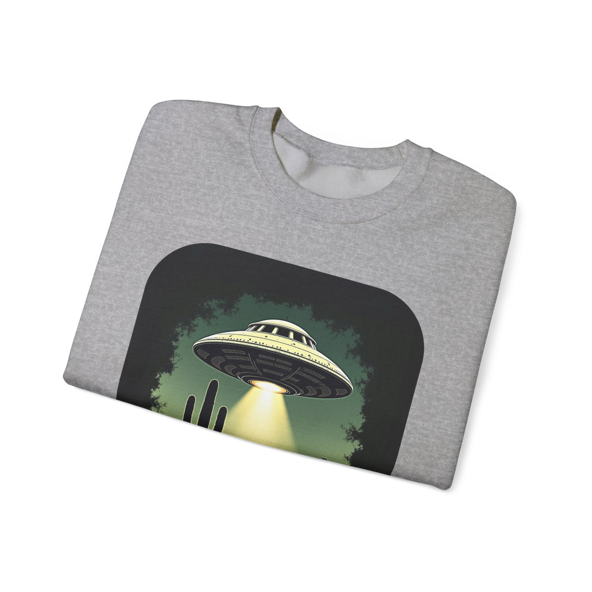 UFO Desert Abduction Crewneck Sweatshirt