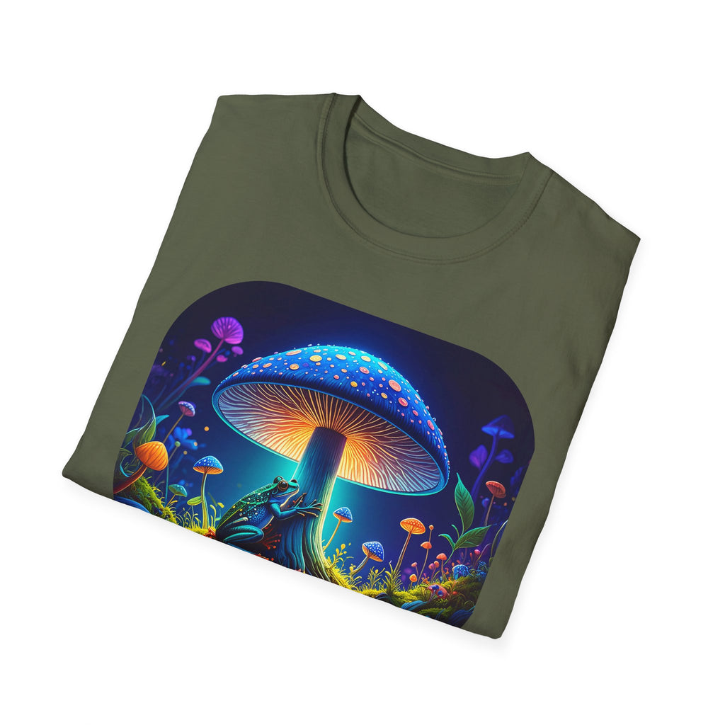 Psychedelic Mushroom Nightscape T-Shirt