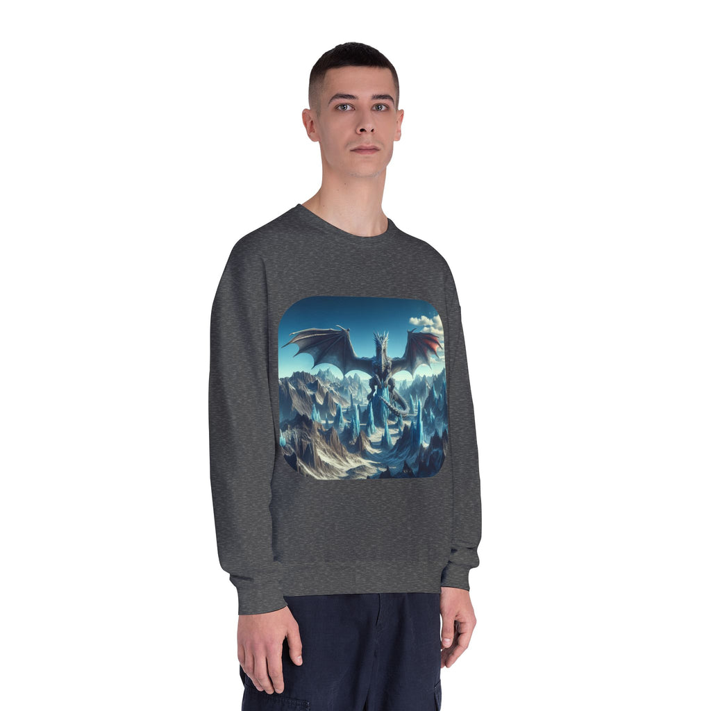 Dragon Graphic Crewneck Sweatshirt — Eye‑Catching Mythical Design