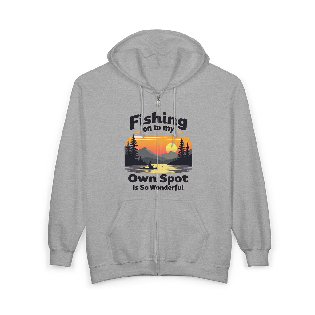 Fisherman Hoodie — "I Grandfather/Father Will Love" Fishing Nature Gift