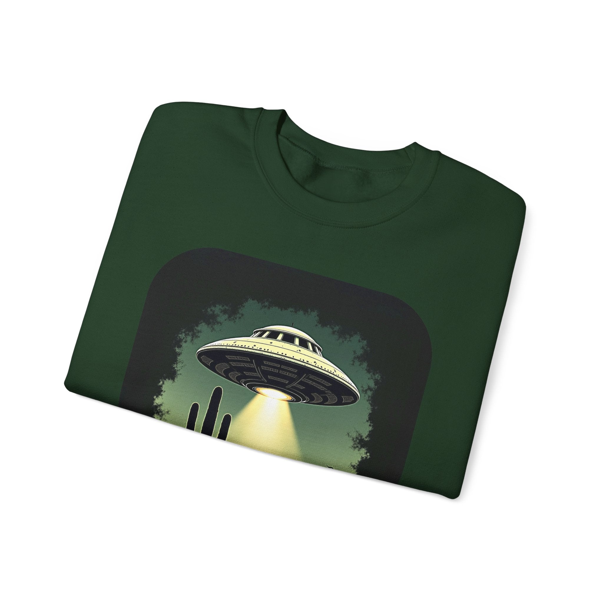 UFO Desert Abduction Crewneck Sweatshirt