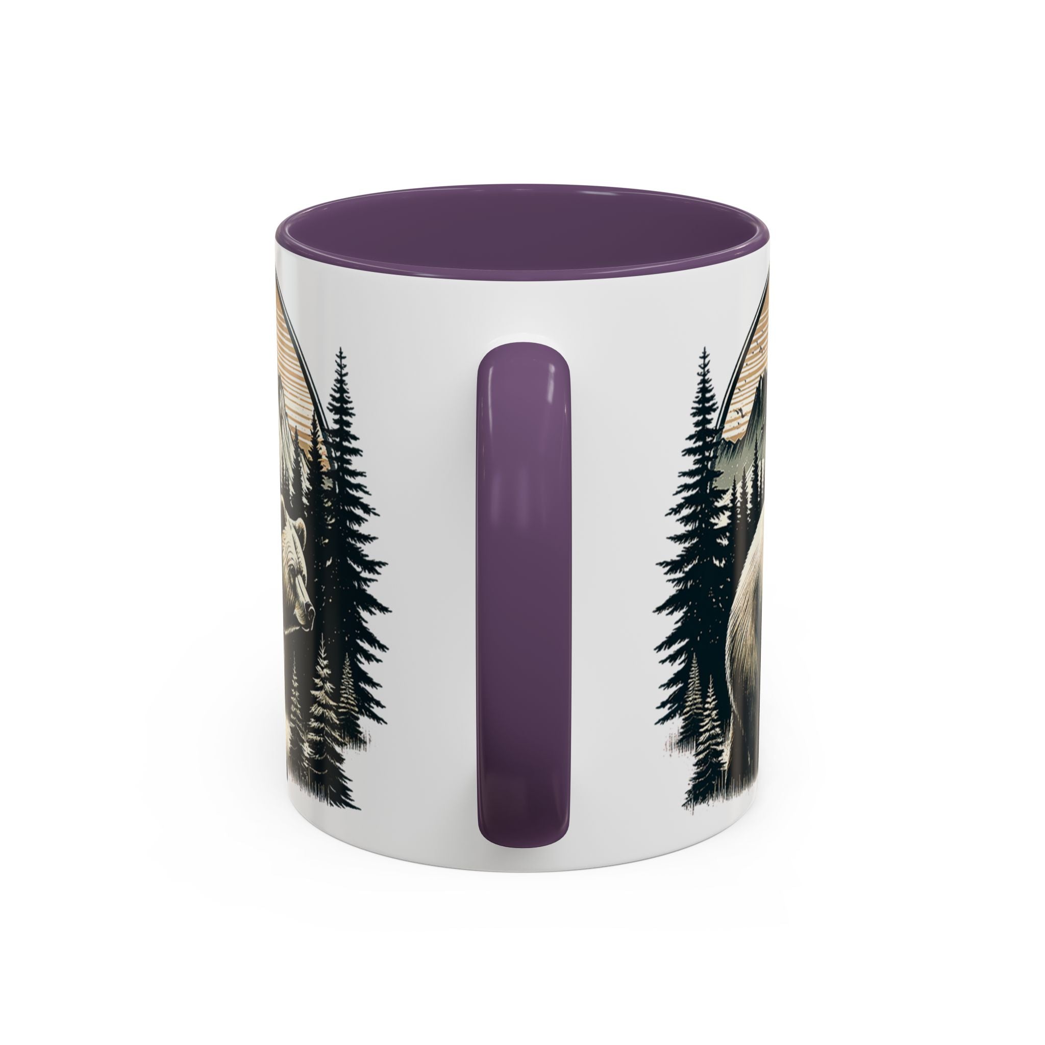Bear Forest Coffee Mug — Mountain Wildlife Accent Mug (11/15oz)