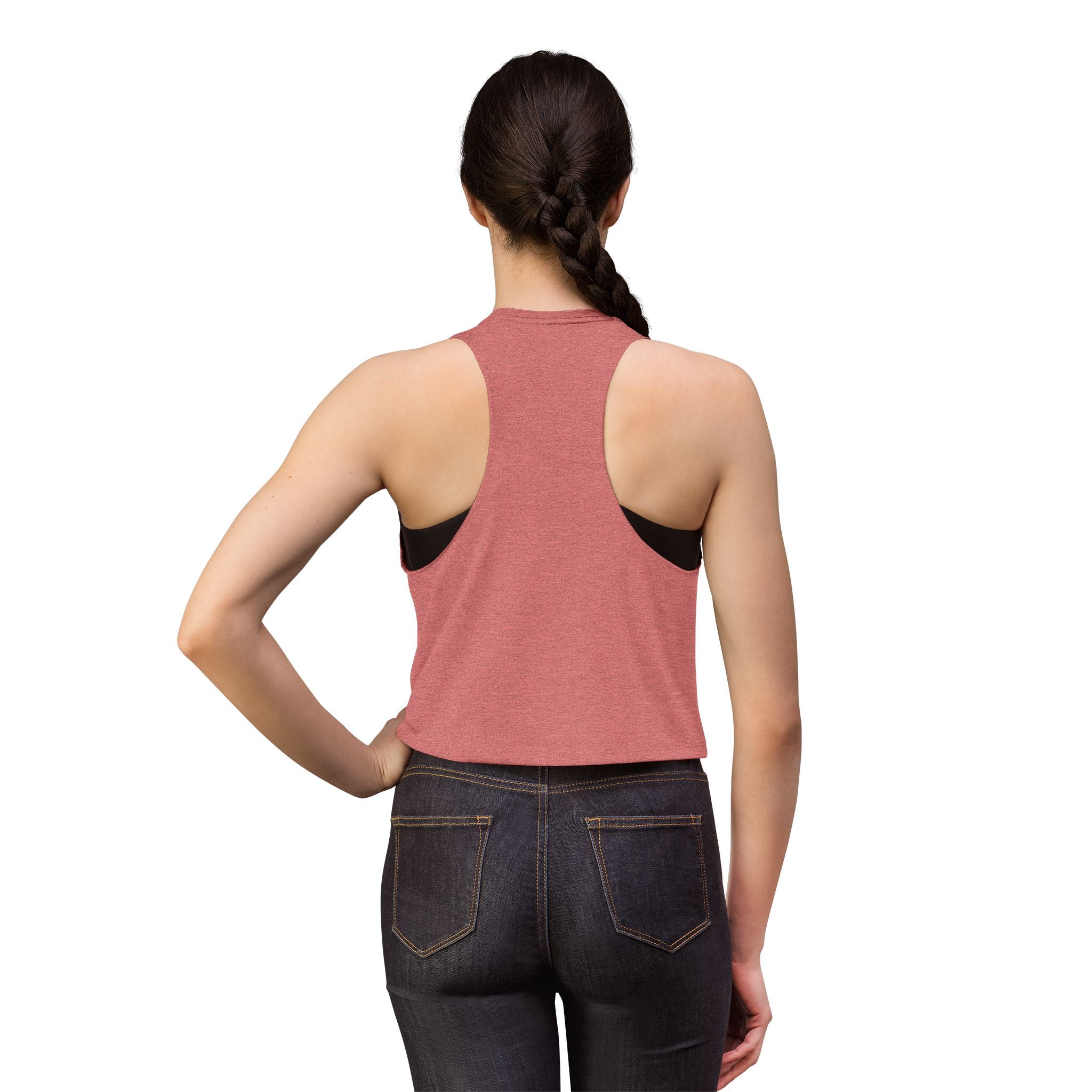 Black Widow Marvel Crop Top — Vintage Comic Collage Women’s Tank