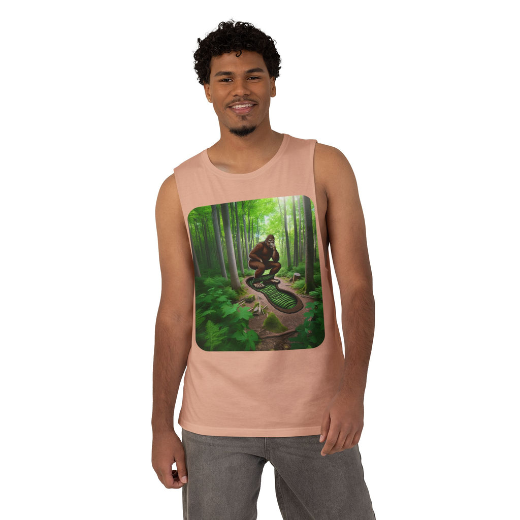 Bigfoot Forest Tank Top — Sasquatch Woodland Graphic Tank