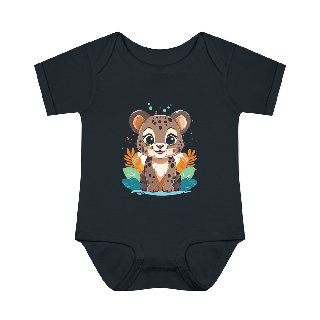 Cute Cheetah Baby Bodysuit — Adorable Infant Onesie with Safari Cat Design