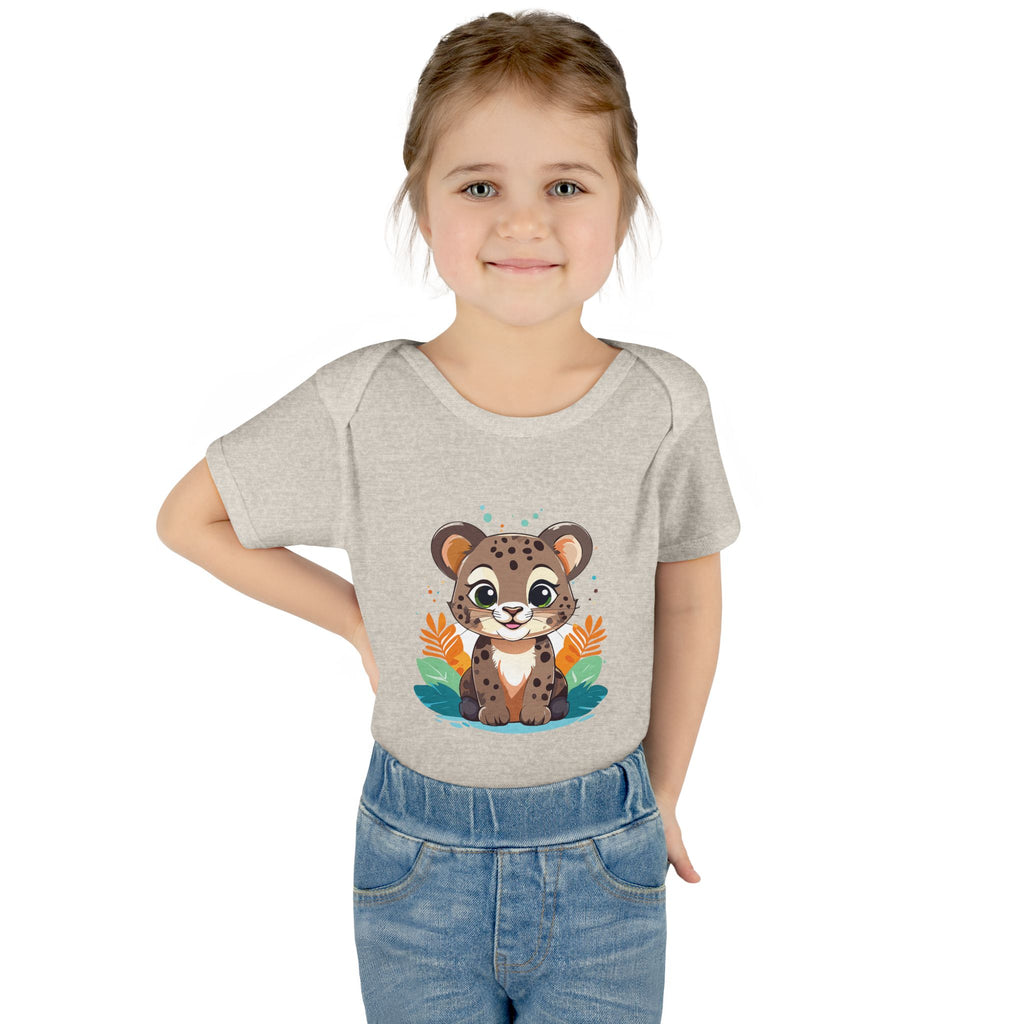 Cute Cheetah Baby Bodysuit — Adorable Infant Onesie with Safari Cat Design