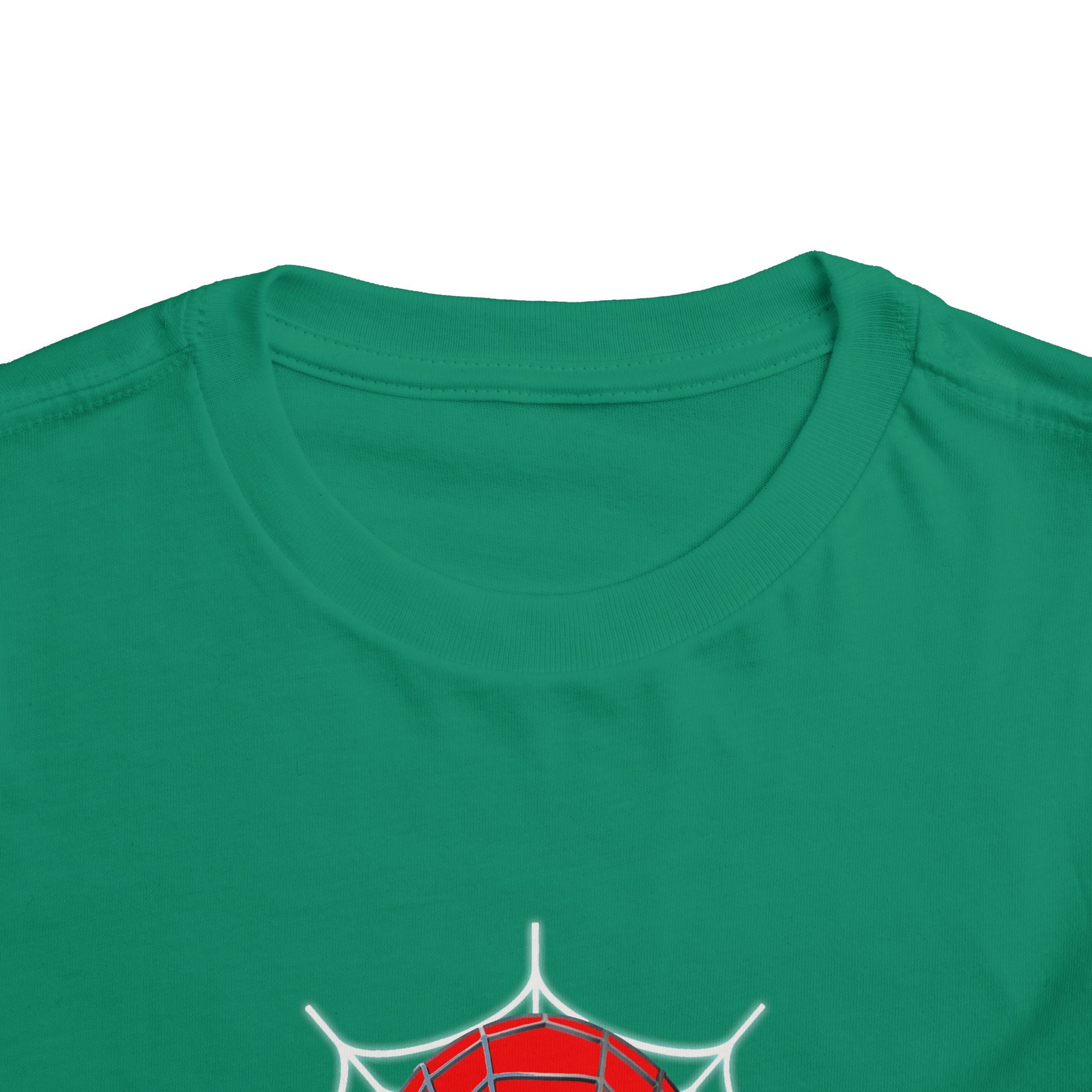 Spider Mask Toddler Tee — Cute Web Hero Graphic Shirt