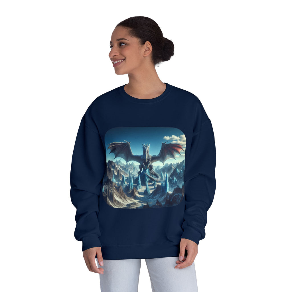 Dragon Graphic Crewneck Sweatshirt — Eye‑Catching Mythical Design