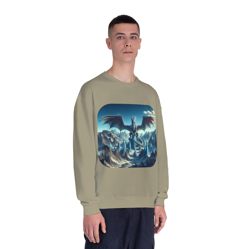 Dragon Graphic Crewneck Sweatshirt — Eye‑Catching Mythical Design