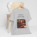 Birthday Cake Tee — "Print it your way" Candle Design