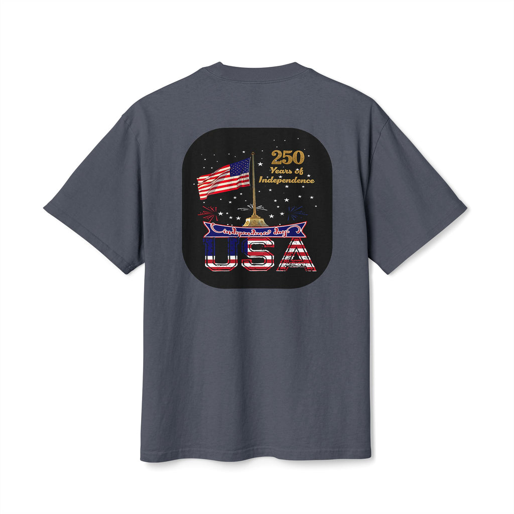 USA 250th Anniversary T-Shirt — Patriotic Flag Fourth of July Tee