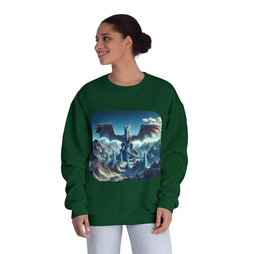 Dragon Graphic Crewneck Sweatshirt — Eye‑Catching Mythical Design