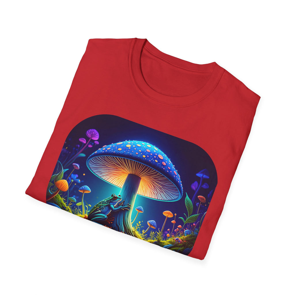 Psychedelic Mushroom Nightscape T-Shirt