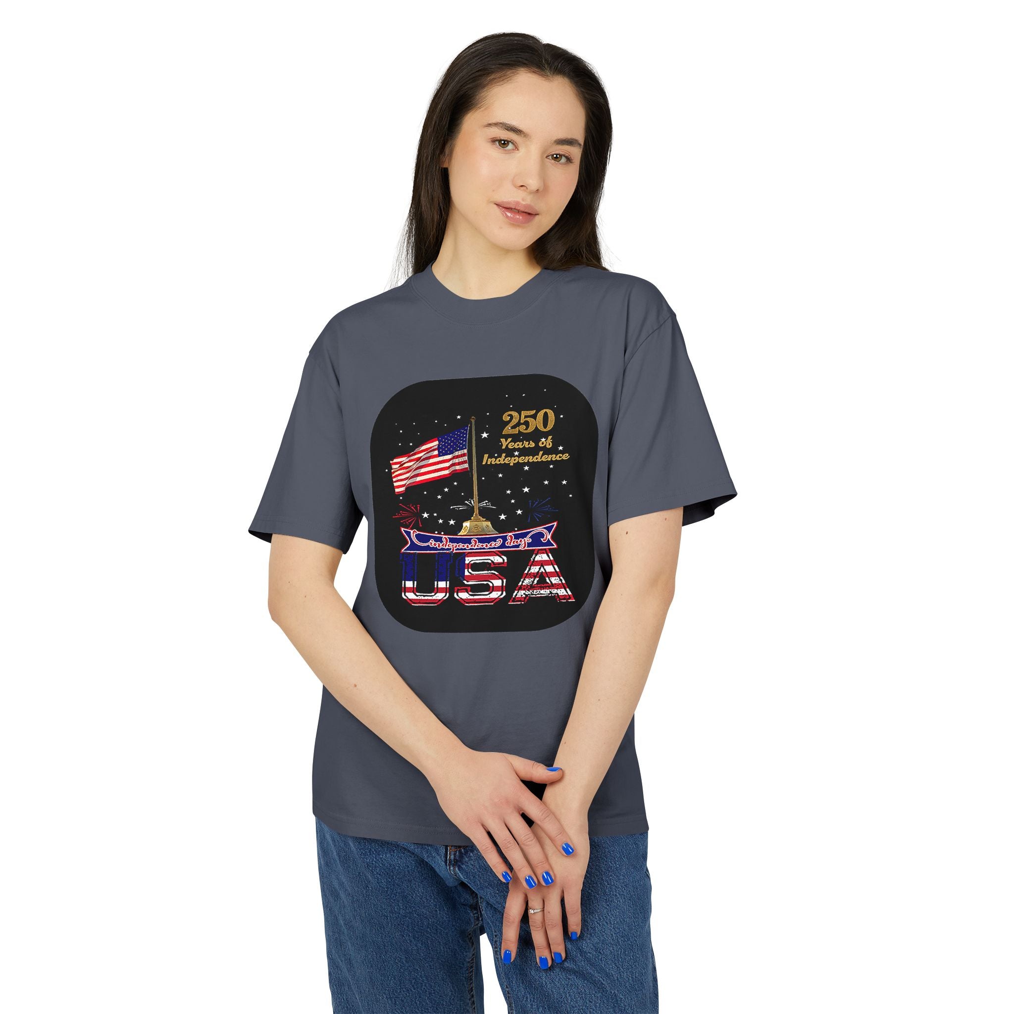 Patriotic Independence Tee — "250 Years of Independence"
