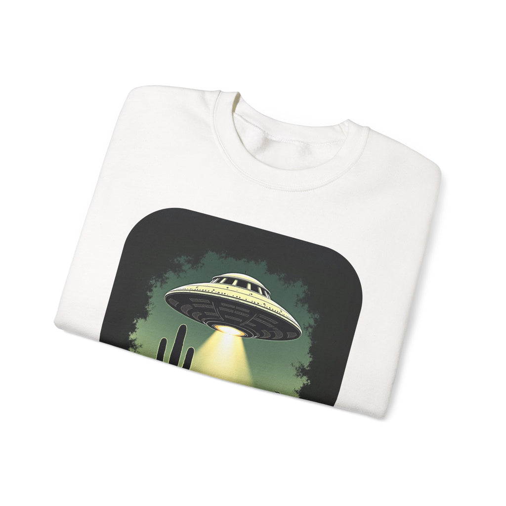 UFO Desert Abduction Crewneck Sweatshirt