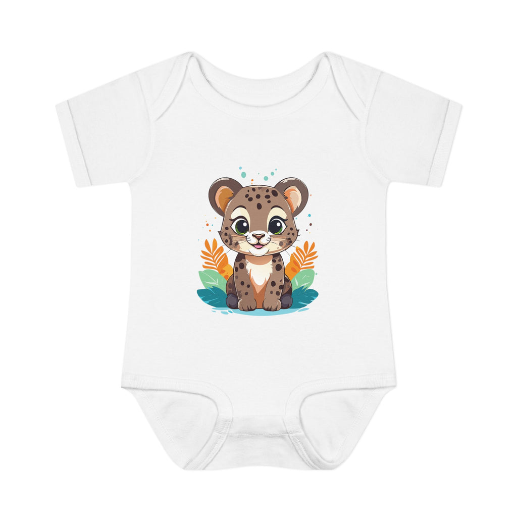 Cute Cheetah Baby Bodysuit — Adorable Infant Onesie with Safari Cat Design