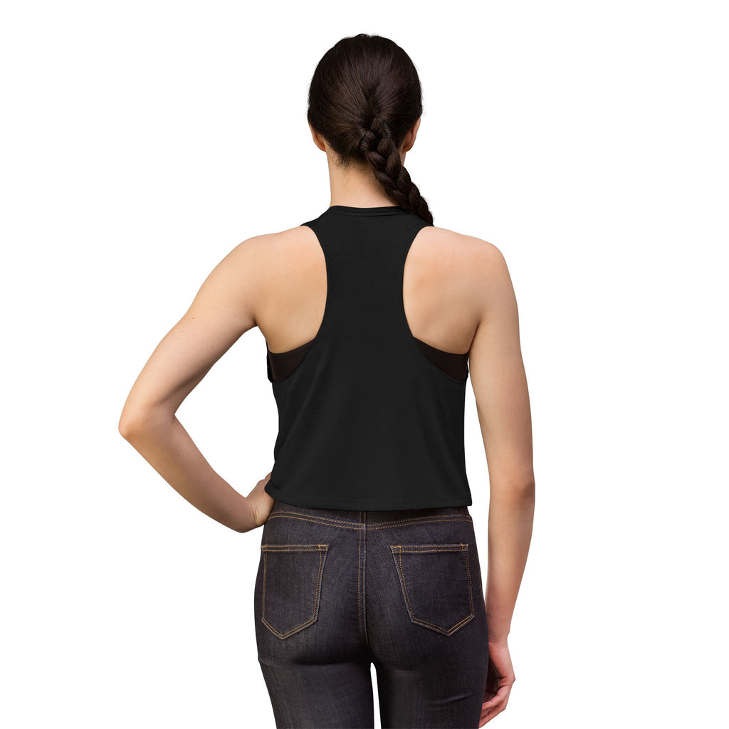Black Widow Marvel Crop Top — Vintage Comic Collage Women’s Tank