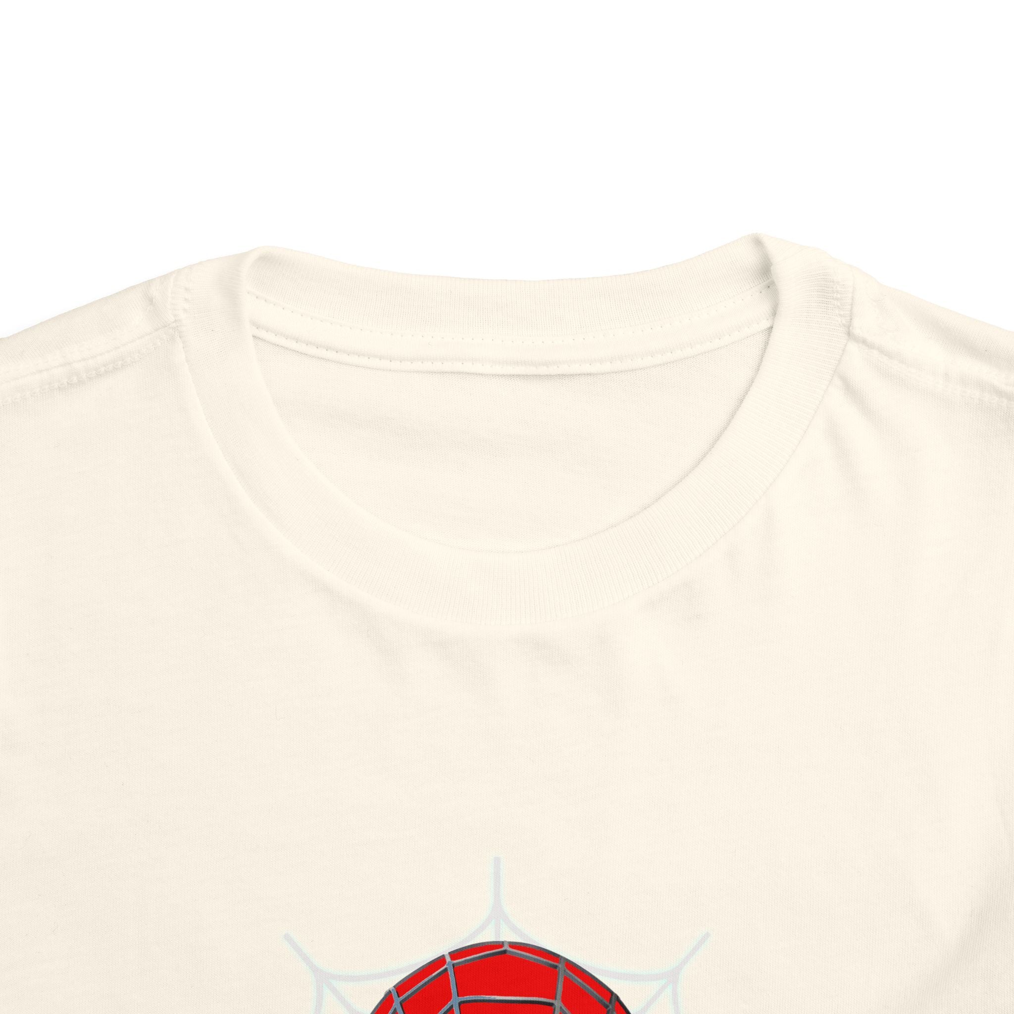 Spider Mask Toddler Tee — Cute Web Hero Graphic Shirt
