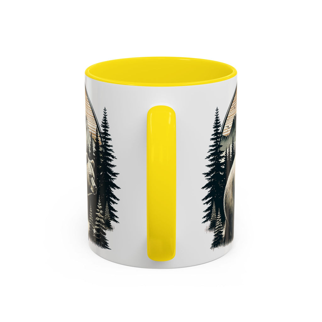 Bear Forest Coffee Mug — Mountain Wildlife Accent Mug (11/15oz)