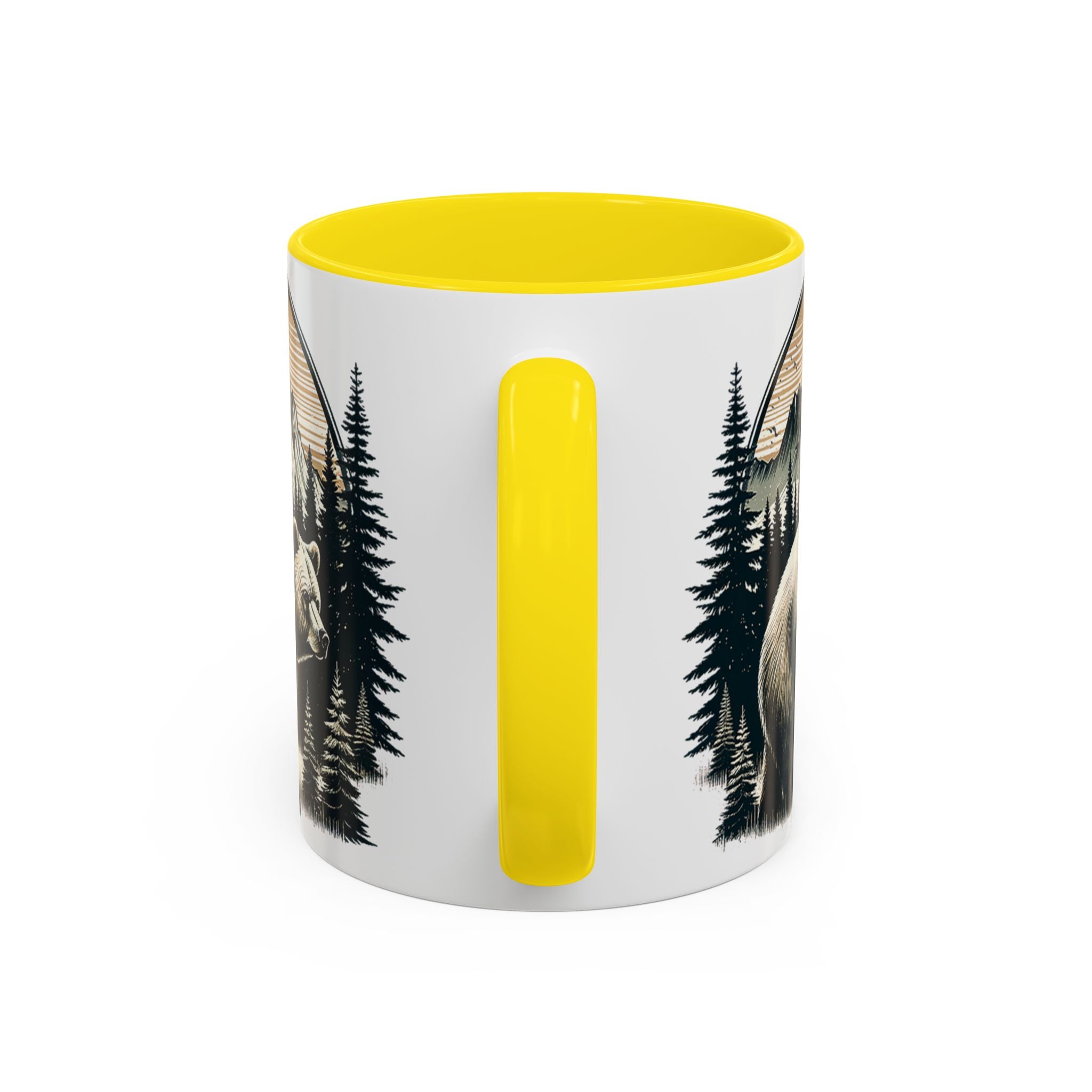 Bear Forest Coffee Mug — Mountain Wildlife Accent Mug (11/15oz)