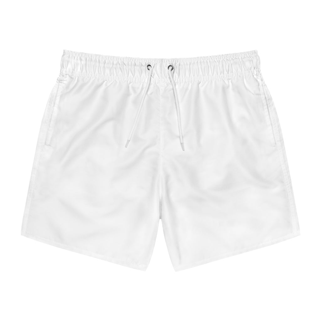Swim Trunks — "Good Vibes Only" Green Graffiti Swim Shorts
