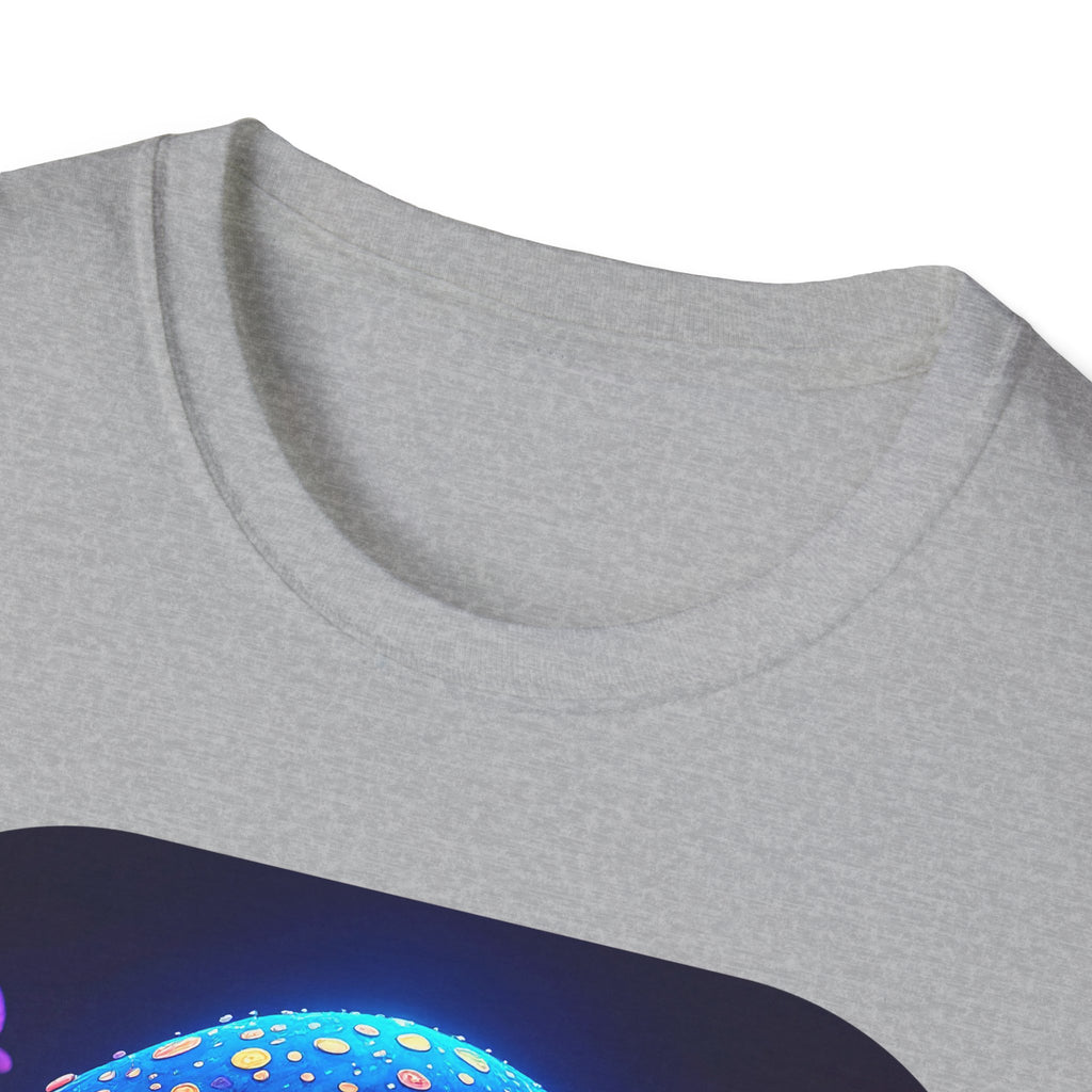Psychedelic Mushroom Nightscape T-Shirt