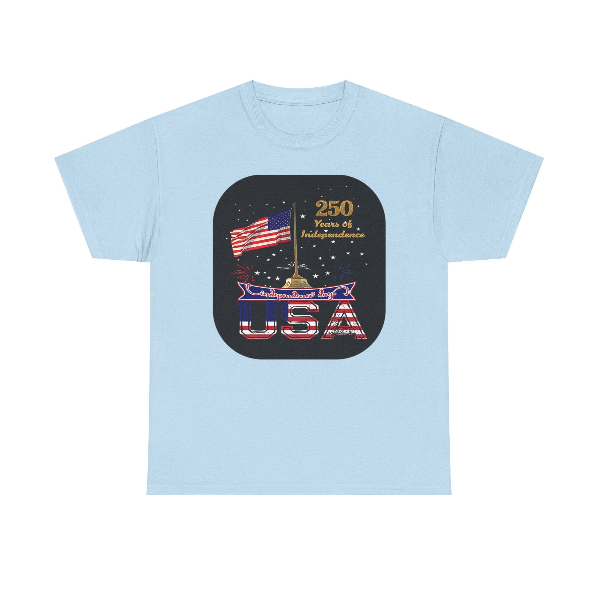USA 250th Independence Graphic Tee — American Flag Bicentennial Celebration T-Shirt