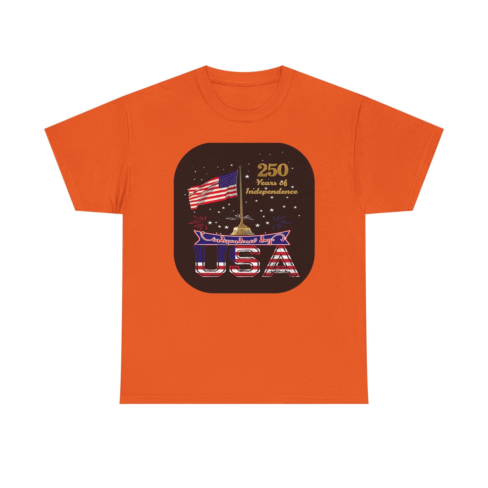USA 250th Independence Graphic Tee — American Flag Bicentennial Celebration T-Shirt