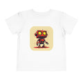 Retro Red Robot Toddler Tee — Cute Vintage Robot Graphic Shirt