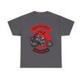 Grim Reaper Motor Club Tee — Biker Skull Motorcycle T‑Shirt