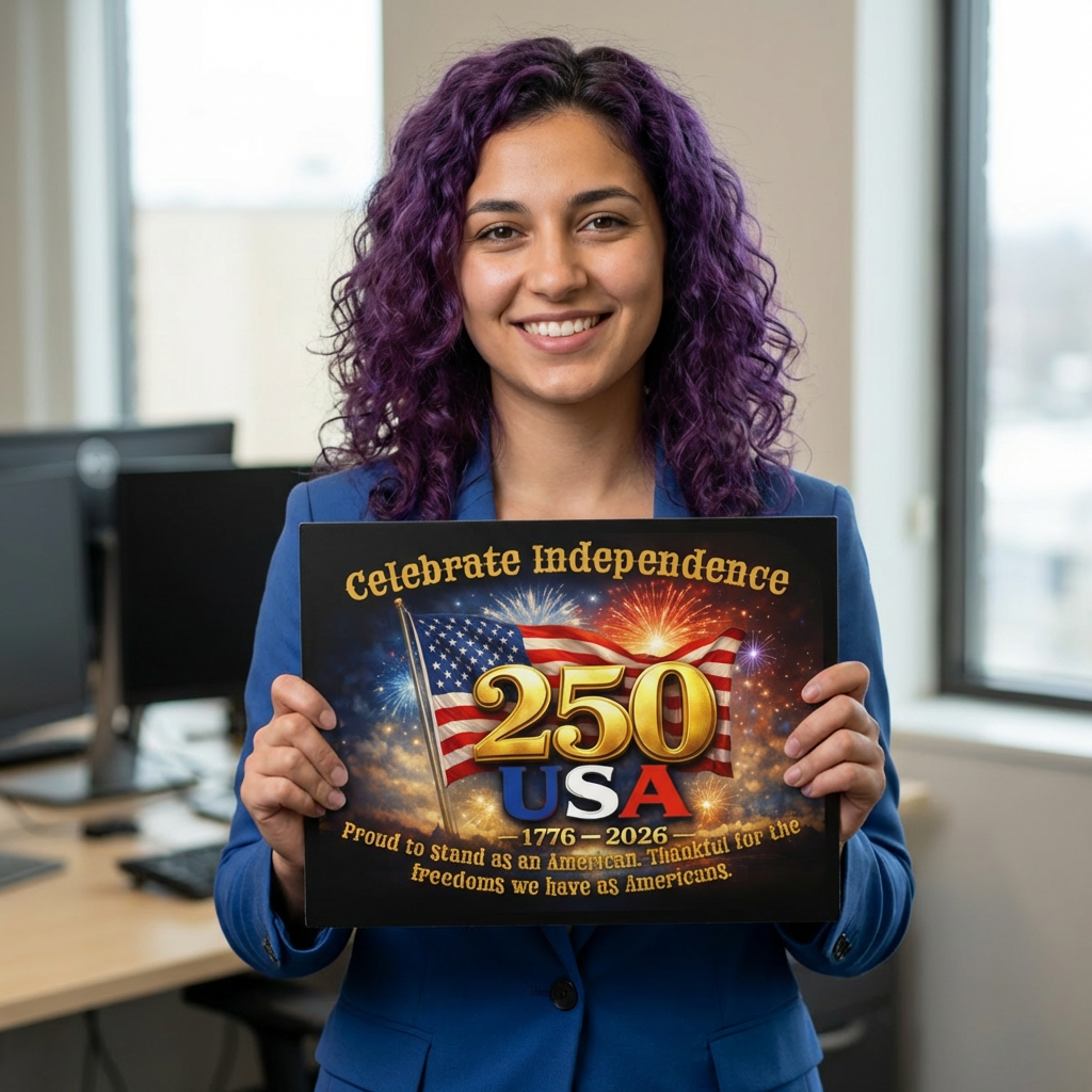 USA 250th Anniversary Mouse Pad – Celebrate Independence 1776–2026