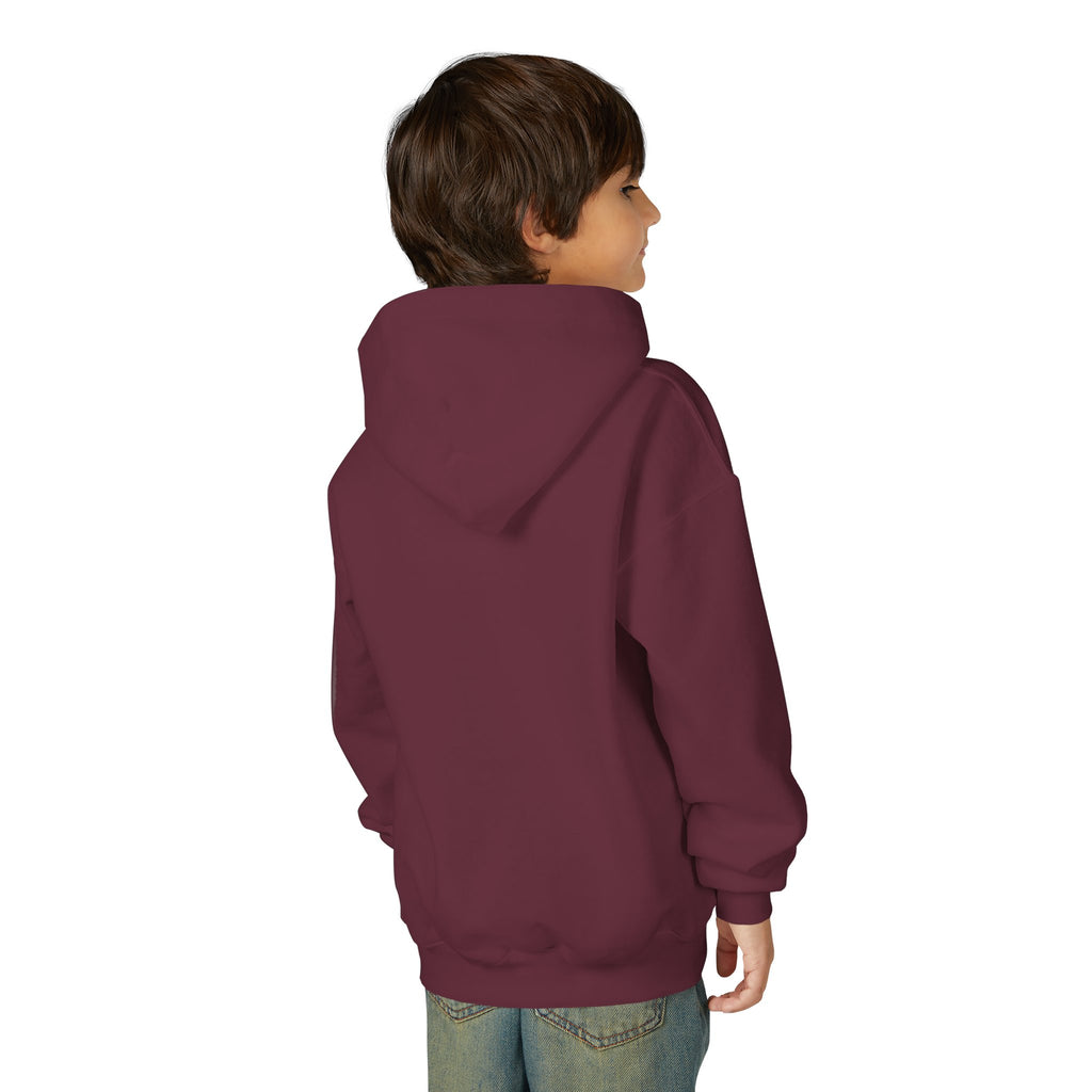 Youth Hoodie — Neon Cyber Jungle Graphic "CONSUMER"
