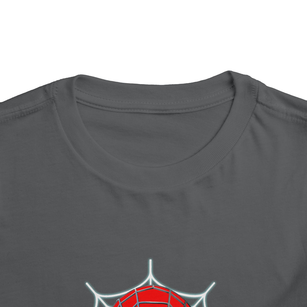 Spider Mask Toddler Tee — Cute Web Hero Graphic Shirt