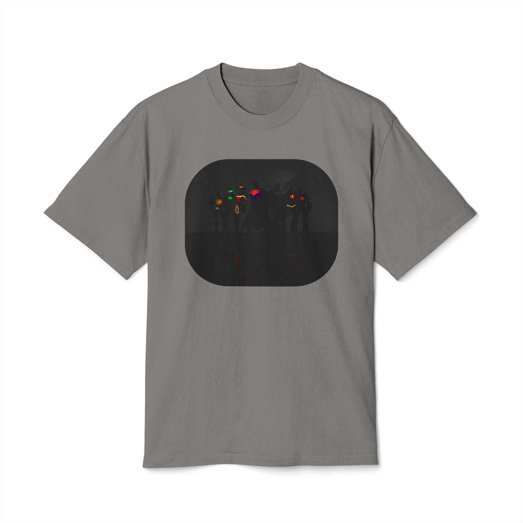 Retro Night Lights Tee — Neon Silhouette Graphic Shirt